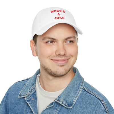 WOKE'S A JOKE - PATRIOTIC HAT