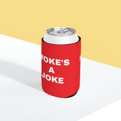 WOKE'S A JOKE PATRIOTIC COOZIE - Freedom First Supply