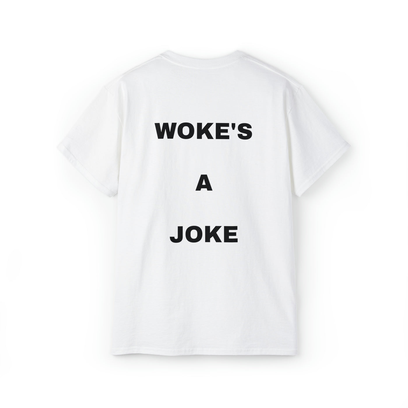 WOKE'S A JOKE - Patriotic Tee