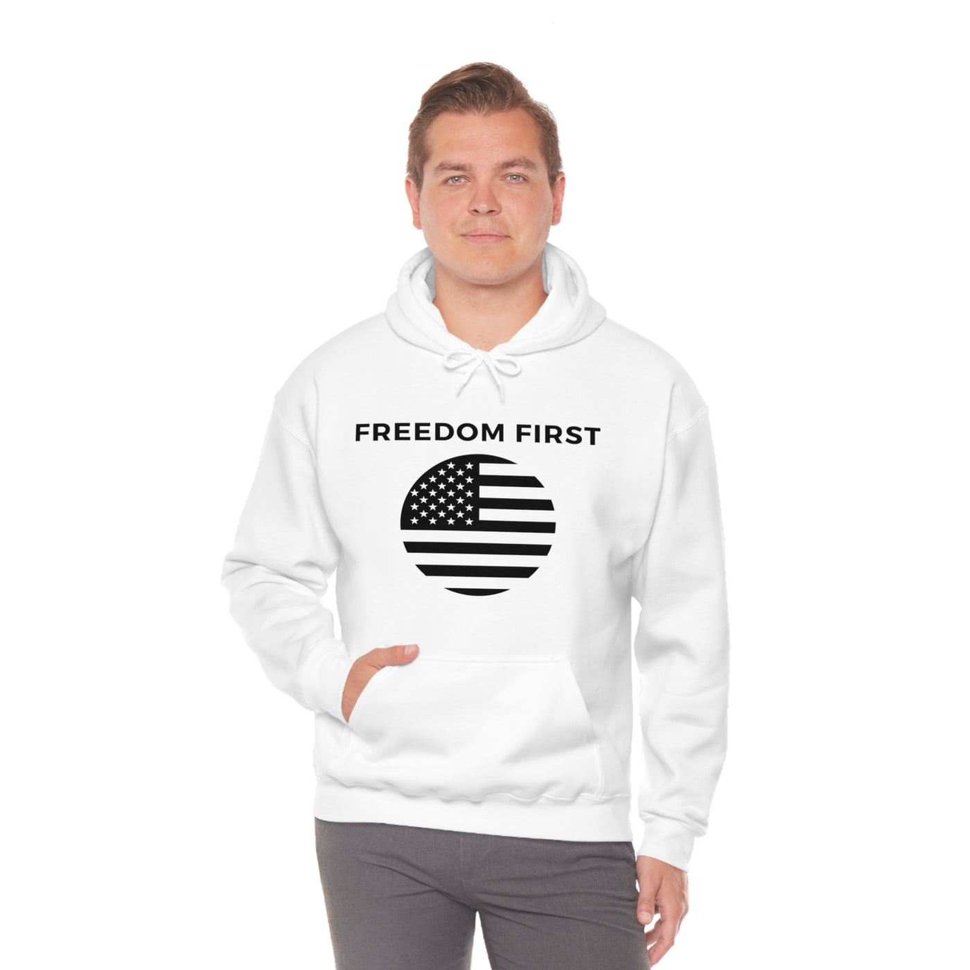 Heavy Freedom Patriotic Hoodie - Freedom First Supply
