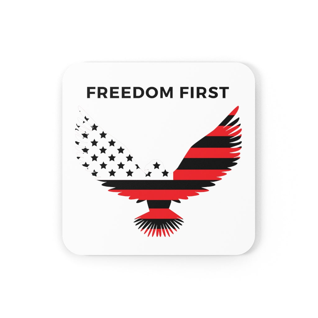 Freedom First Eagle Coaster - Cork bottom - Freedom First Supply